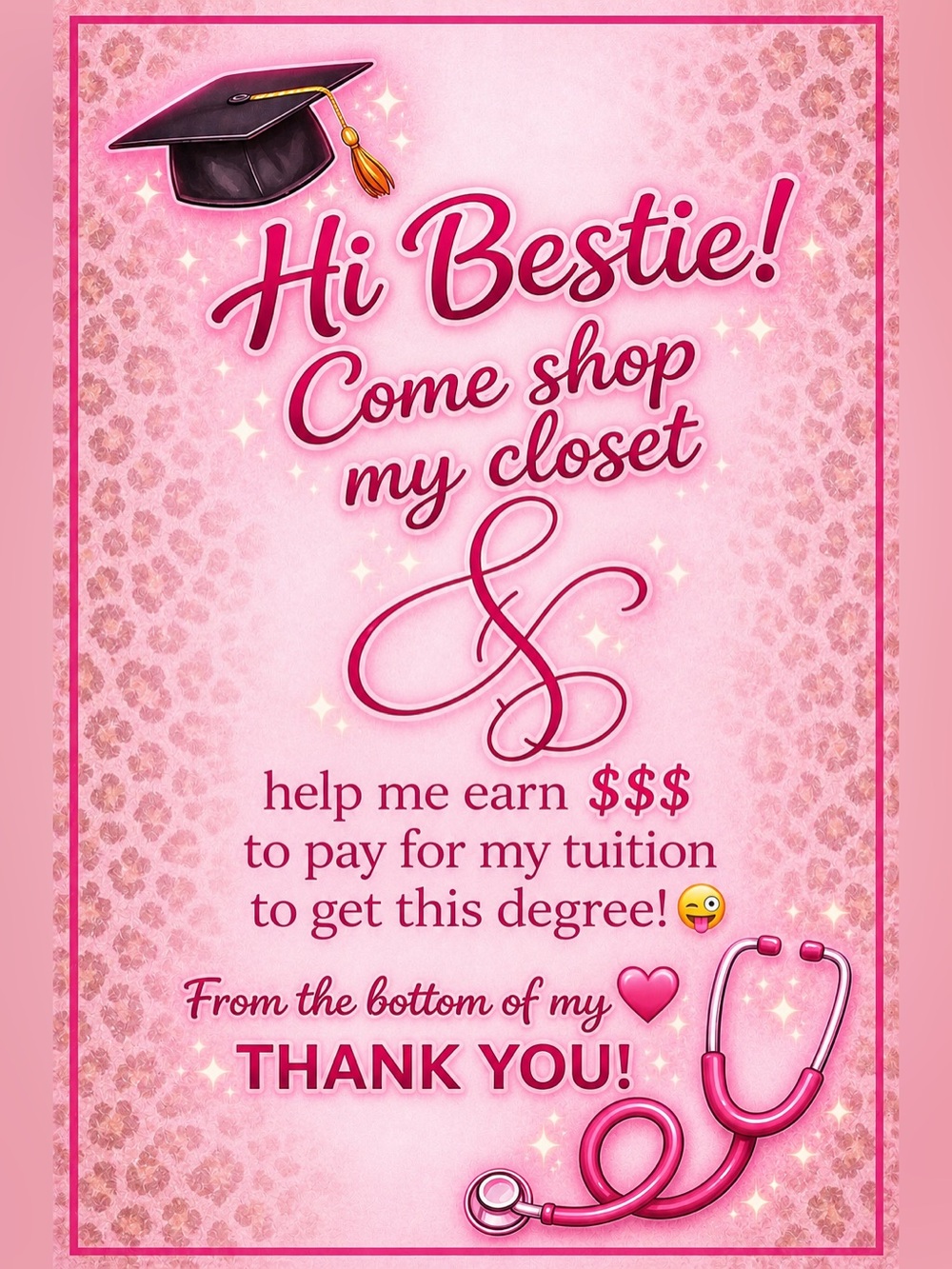 Hi Bestie! Stop scrolling & come shop!